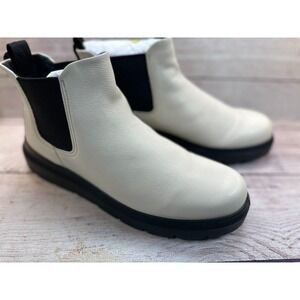 ECCO Nouvelle Water Repellent Chelsea Boots Womens Size 8-8.5 EU 39 Leather